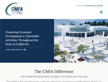 Tablet Screenshot of cmfa-ca.com